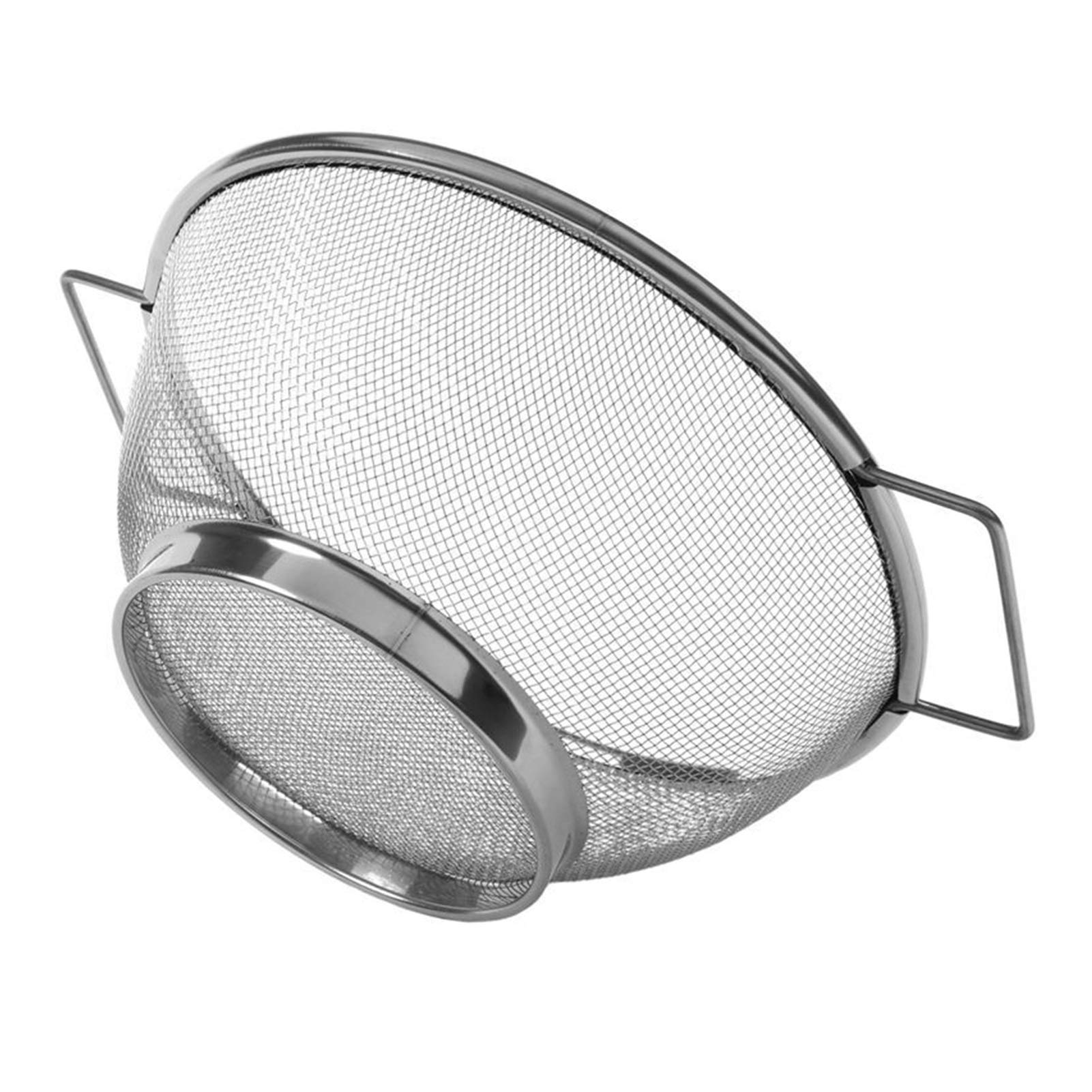 Colador Drenaje de la Cesta tazón de Malla Fina colador tazón escurridor verdura tamiz colande Sifter Cocina Cesta de Almacenamiento de Acero Inoxidable Coladores de Alimentos