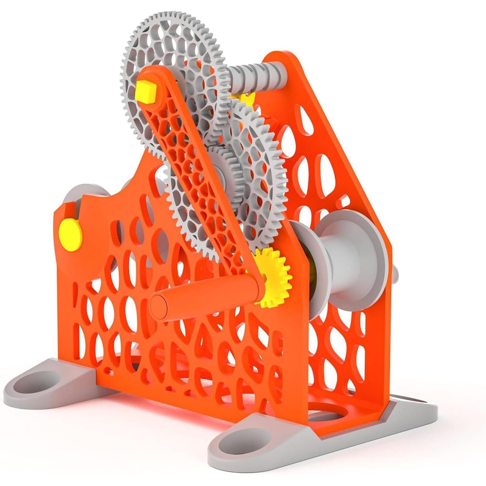 Retráctor de filamento y bobinadora, funcionamiento manual con diseño modular extraíble para bobinado limpio y sin enredos, ideal para impresión 3D y proyectos de arte textil