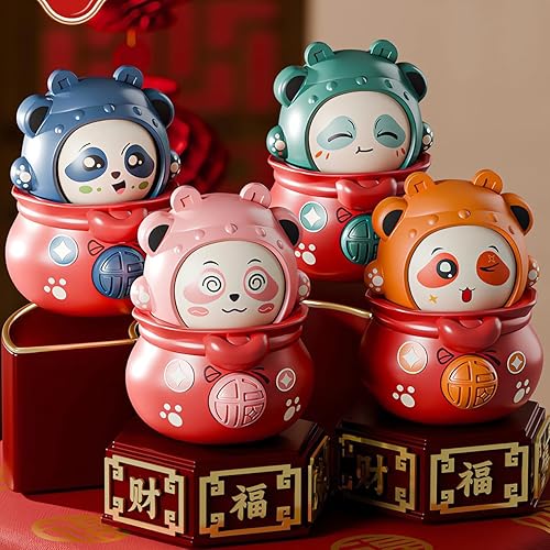 Miniatura 9 de Estatuas de porsperidad de Feng Shui, 2 piezas de perros Fu Foo, un par de león guardián verde, la mejor inauguración de la casa, felicitaciones