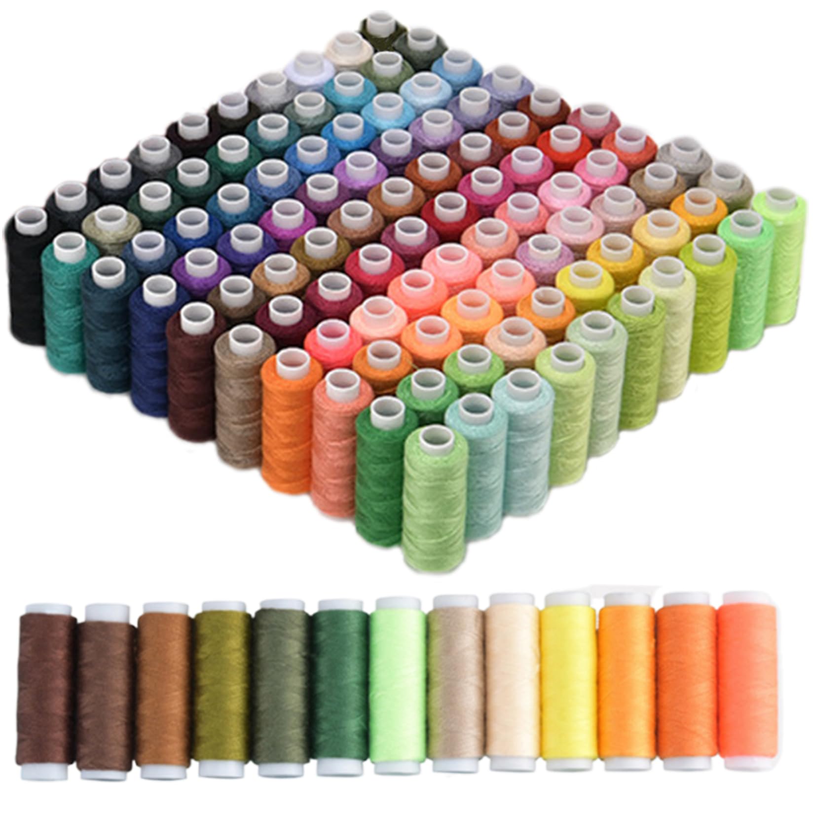 Fil à coudre 100 couleurs en polyester idéal pour donner vie à vos projets DIY