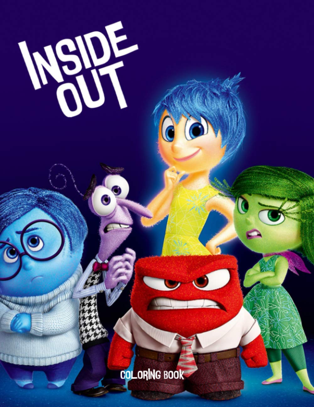 Buy Inside Out Coloring Book 50+ Coloring Pages. A Cool Coloring Book