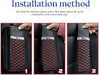 Vista 3 de zipelo - 2 piezas de fundas para cinturón de seguridad de auto, almohadillas de cuero transpirable para el hombro que protegen tu cuello