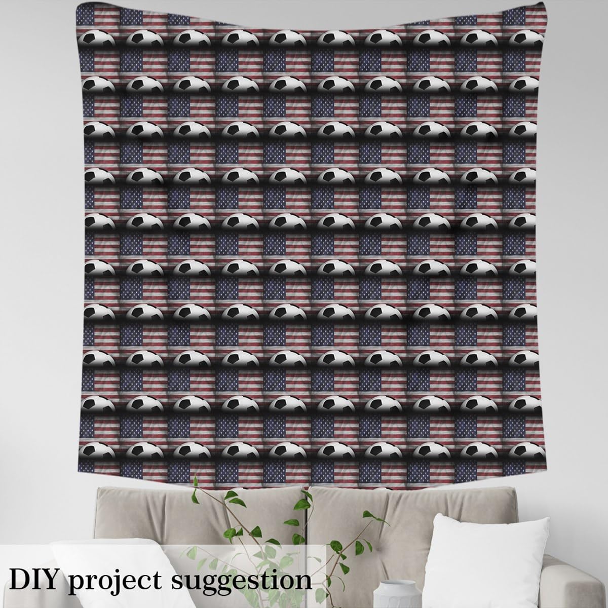 Homemissing Tessuto con bandiera al metro 460 x 150 cm, impermeabile, per esterni, per videogiochi, sport, tappezzeria, per sedie, palloni da calcio, giochi, tappezzeria, decorazione in tessuto