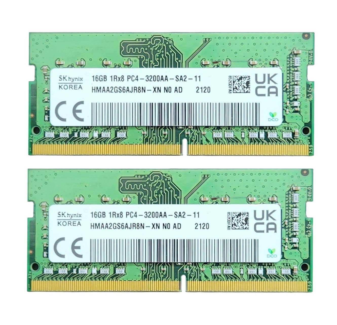 Ultra-Fast Hynix DDR4 RAM KIT (16GB x2) – 32GB DDR4 3200MHz Laptop–1Rx8 SODIMM KIT | 260-Pin 1.2v | Compatible with Intel & Ryzen Laptops for SK Hynix – (Warranty-3 Years)