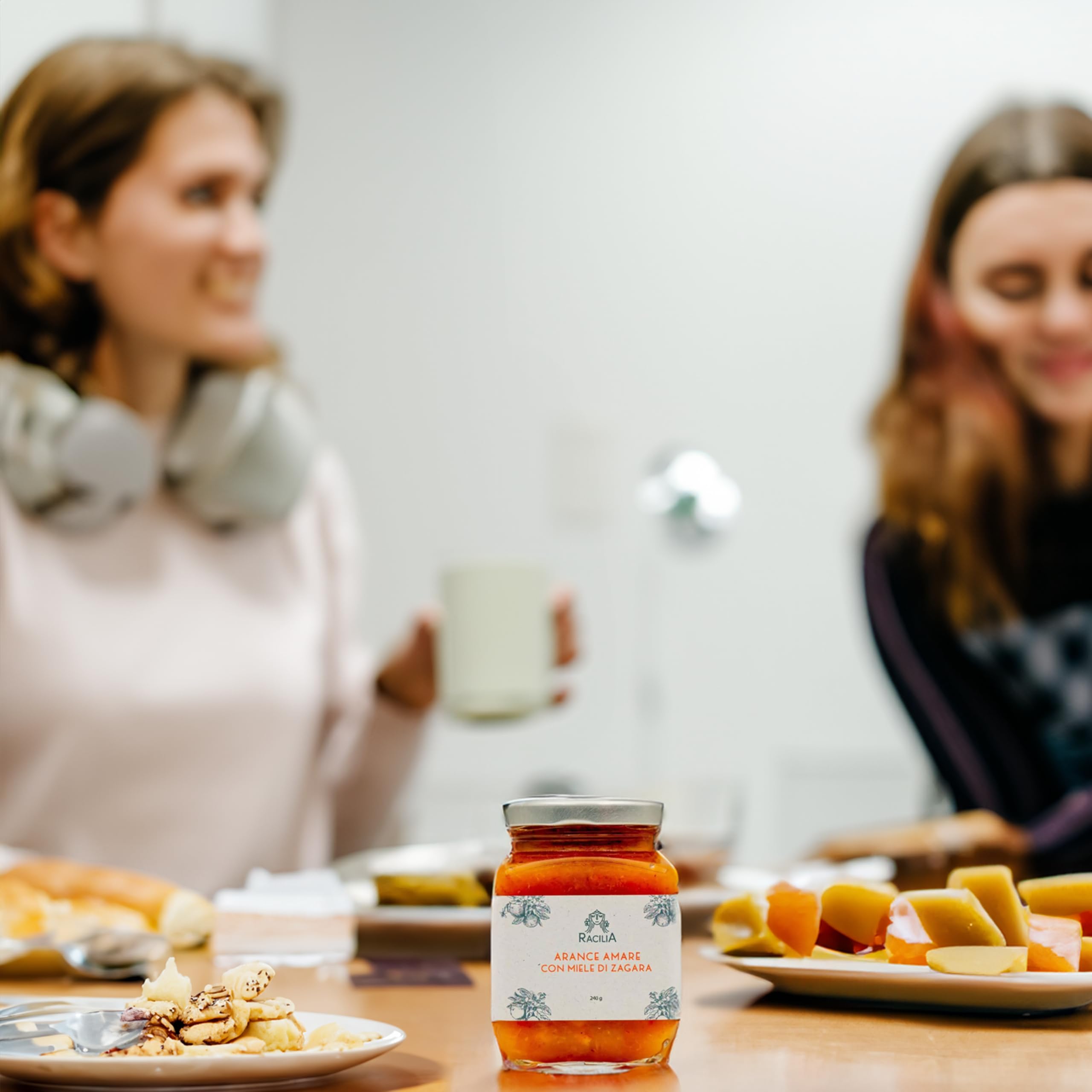 RACILIA Confiture d'Orange Amère Sicilienne au Miel de Fleur d'Oranger - Marmelade 100% Sicilienne, Sans Gluten, Italienne - 240gr - 3