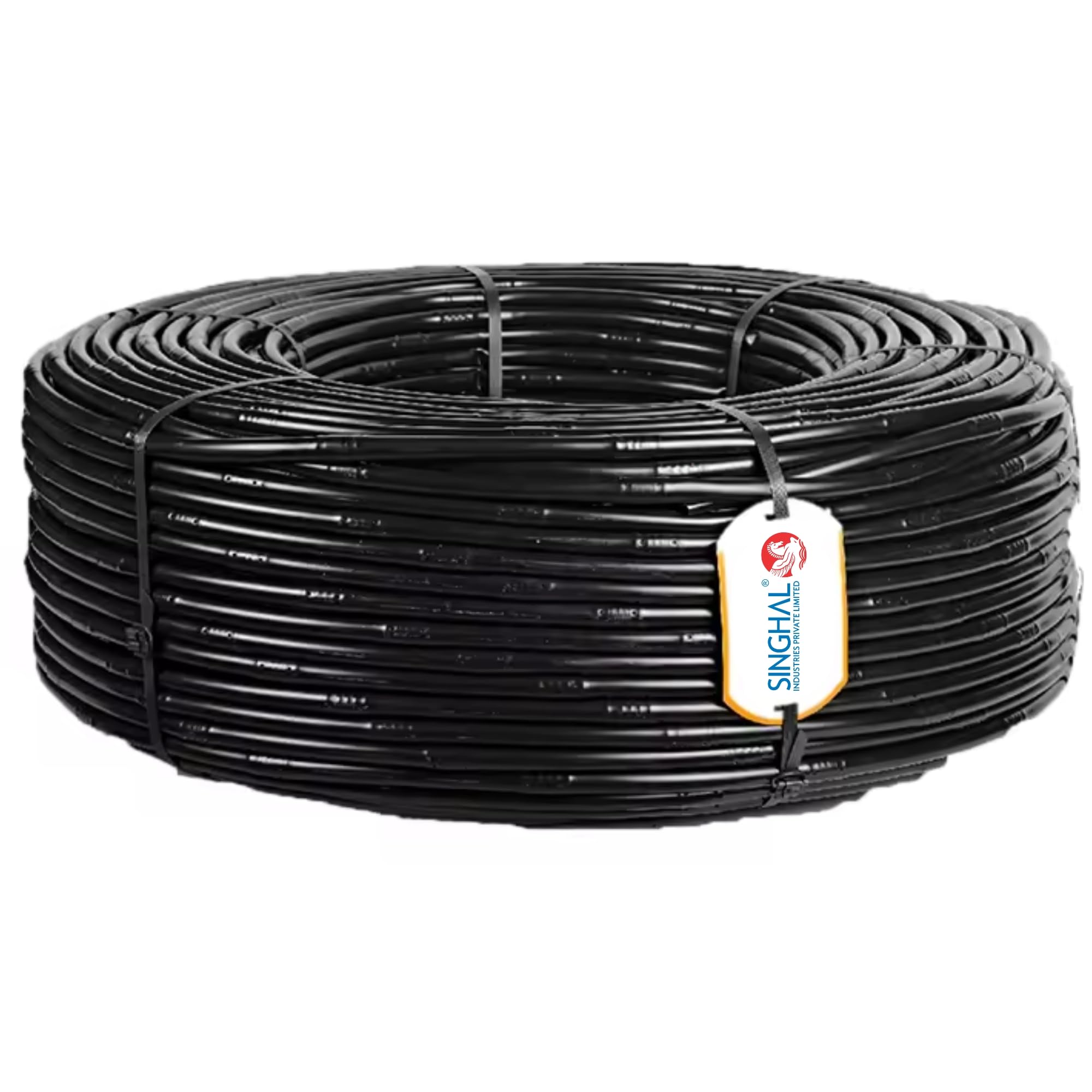 Drip Irrigation 16mm Diameter Main Supply Line Pipe - 25 Meters, Black