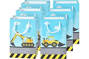 WERNNSAI Construction Party Favor Tote Bags - The Ultimate Party Blast for Little Builders!