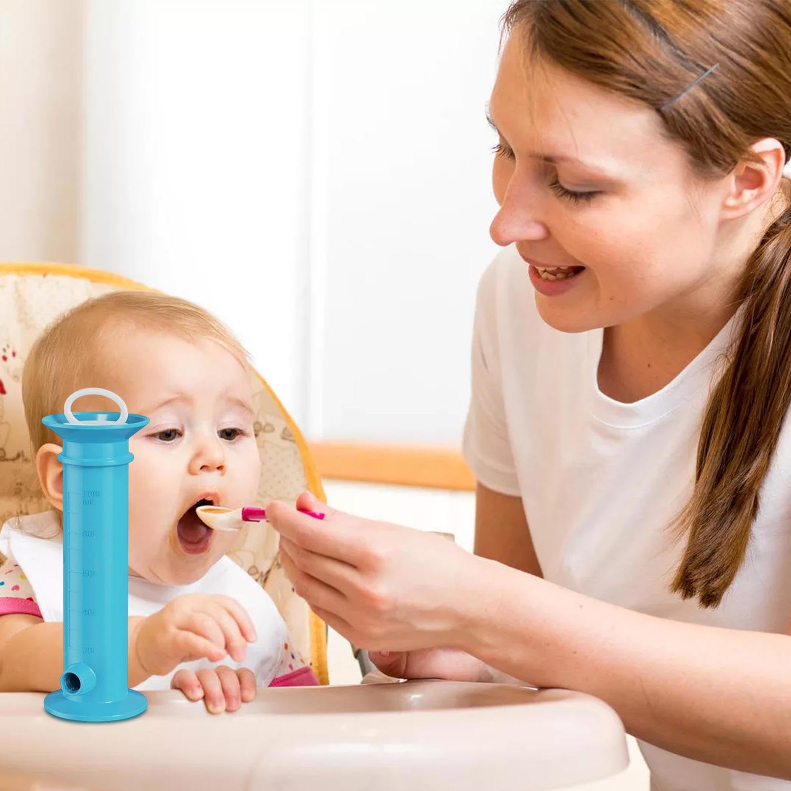 Reusable Fruit Squeezer & Puree Filler – 15 Leak-Proof Pouches for Baby Food, Kids Fruit Puree Dispenser | Easy Fill, Portable Fruit Squeeze Maker for & Homemade Purees