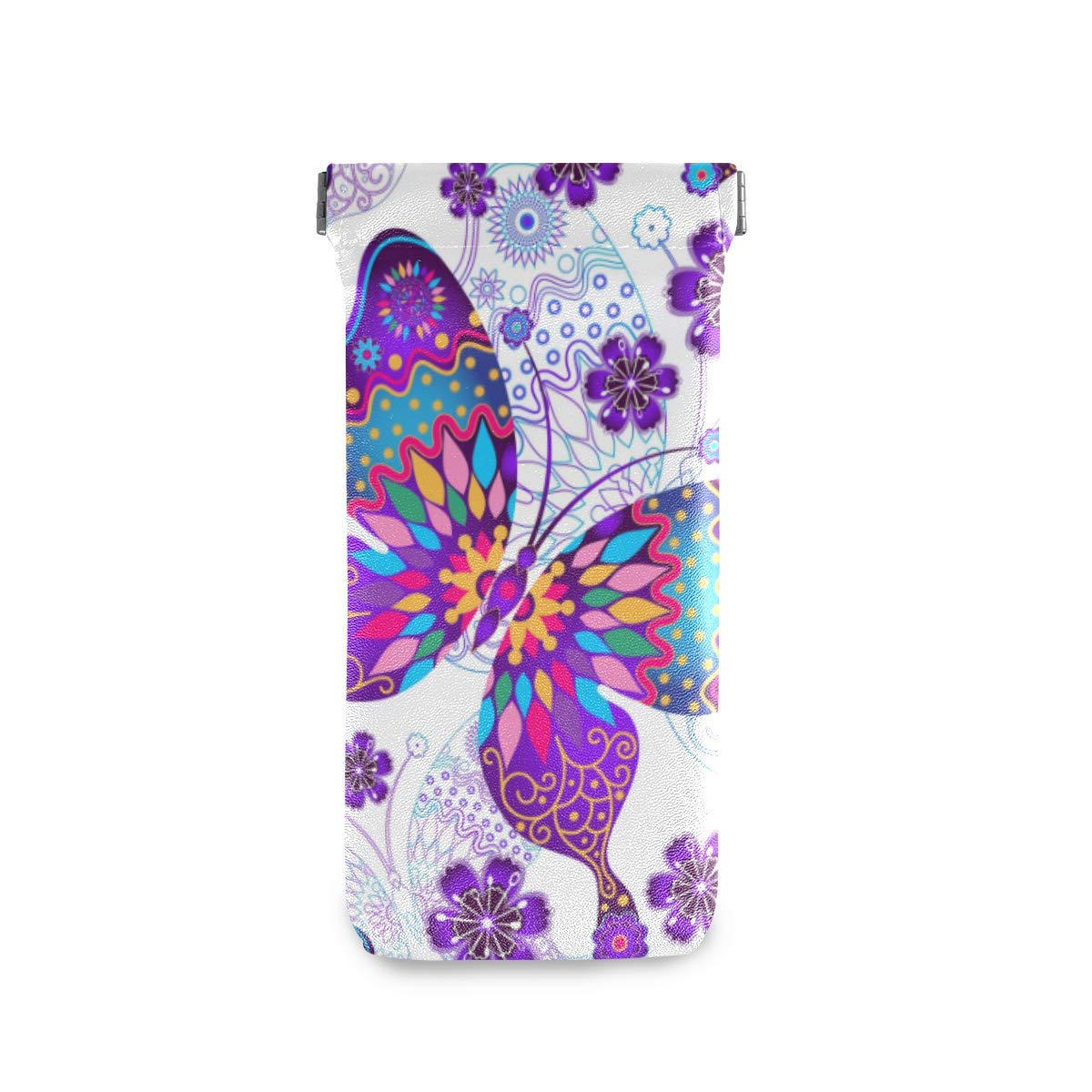 BIGJOKE Bird Butterfly Floral Sunglass Eyeglasses Bag Goggles Pouch Microfiber Leather Glasses Holder Pouch Case Mulituse for Women Kids Girl Men