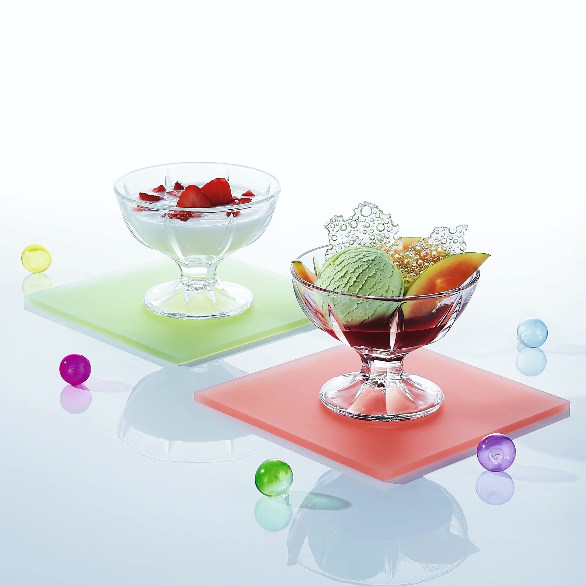 Arcoroc Copas Helado Vidrio, 20 cl, 6 unidades