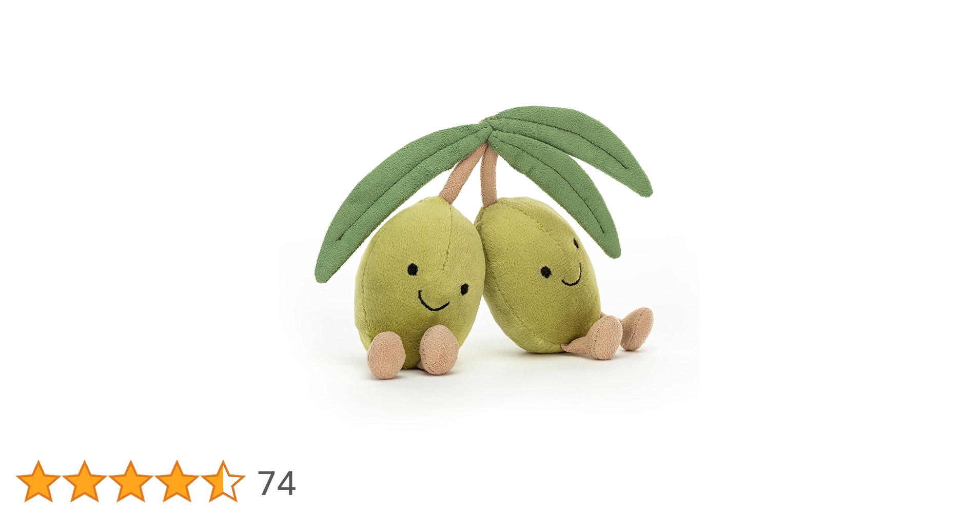Amazon.co.jp: Jellycat おもしろいオリーブの食べ物 ぬいぐるみ