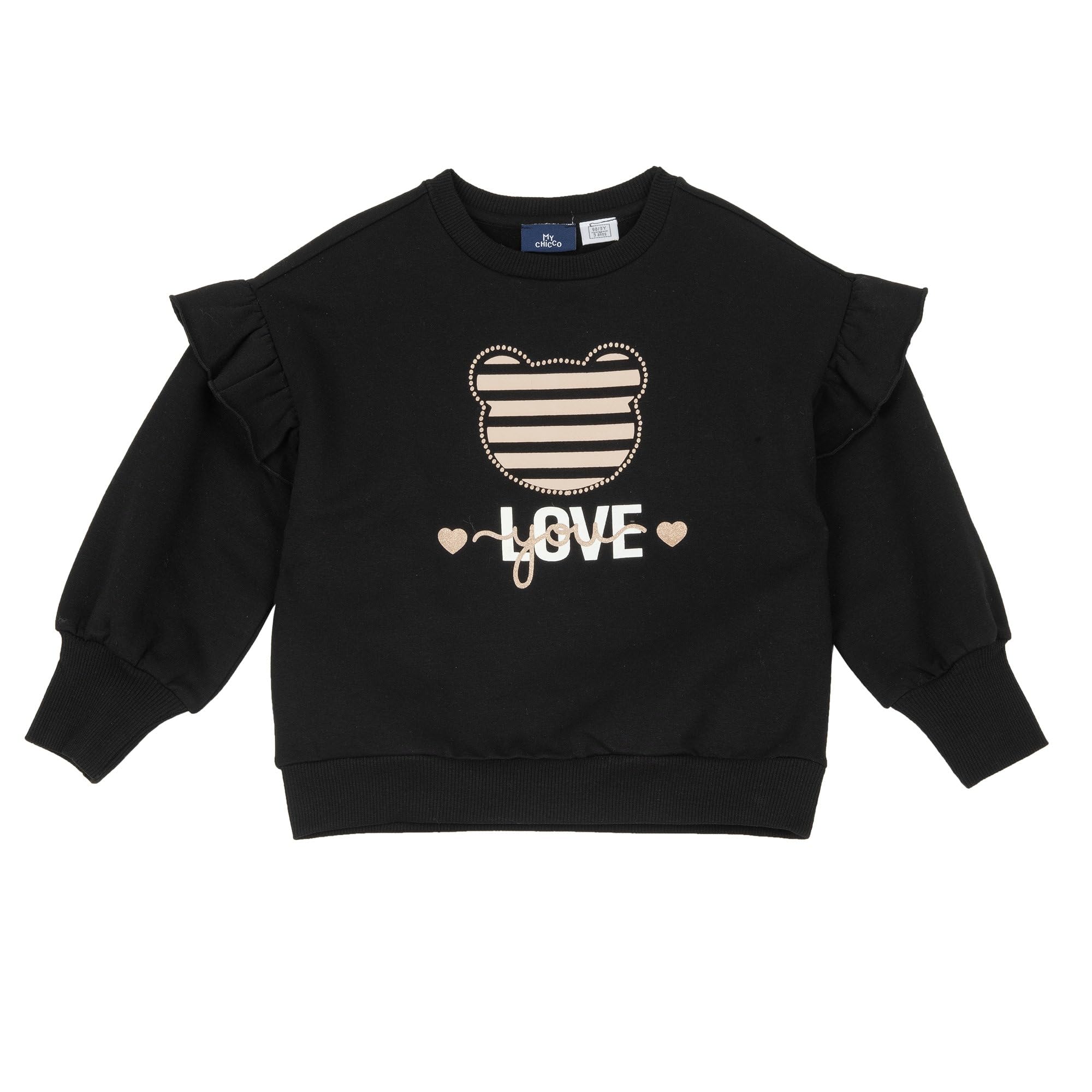 Chicco, Completo Bambina con Felpa e Leggings, in Caldo e Morbido Tessuto Felpato, Abbigliamento Bambina, Designed in Italy - 4