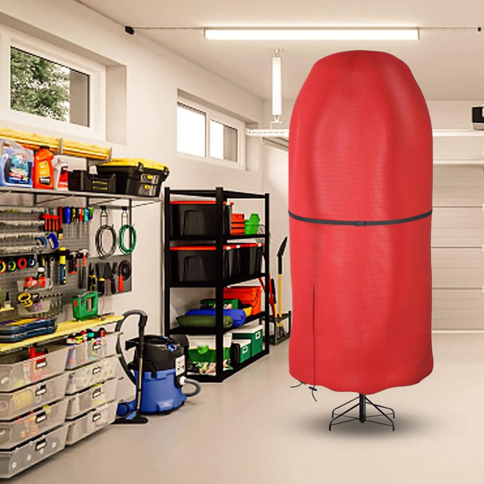 Tree Storage Bag - Oxford Cloth Artificial Tree Cover with Zipper & Drawstring for up to 5 Feet Christmas Tree | Durable Storage Bag for Holiday Tree Protection, Easy Storage and Organization