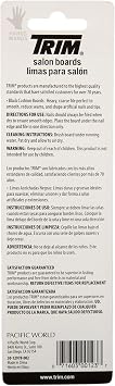 Trim Salon Panoları - Profesyonel Kalite, Çift Taraflı, 100/180 Grit Tırnak Törpüsü - Rahat Kullanım için Yastıklı, Kolay Kavrama - Çivileri Şekillendirmek ve Pürüzsüzleştirmek için Zımpara Levhaları