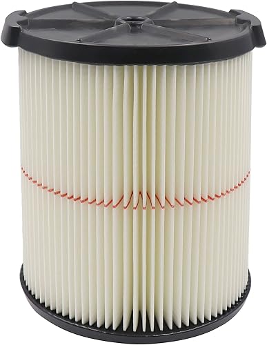 Filtro de repuesto para Craftsman - 009-38754 CRAFTSMAN CMXZVBE38754 Red Stripe - Filtro de repuesto para aspiradora de 5 a 20 galones Filtro de repuesto para Craftsman - 009-38754 CRAFTSMAN CMXZVBE38754 Red Stripe - Filtro de repuesto para aspiradora de 5 a 20 galones