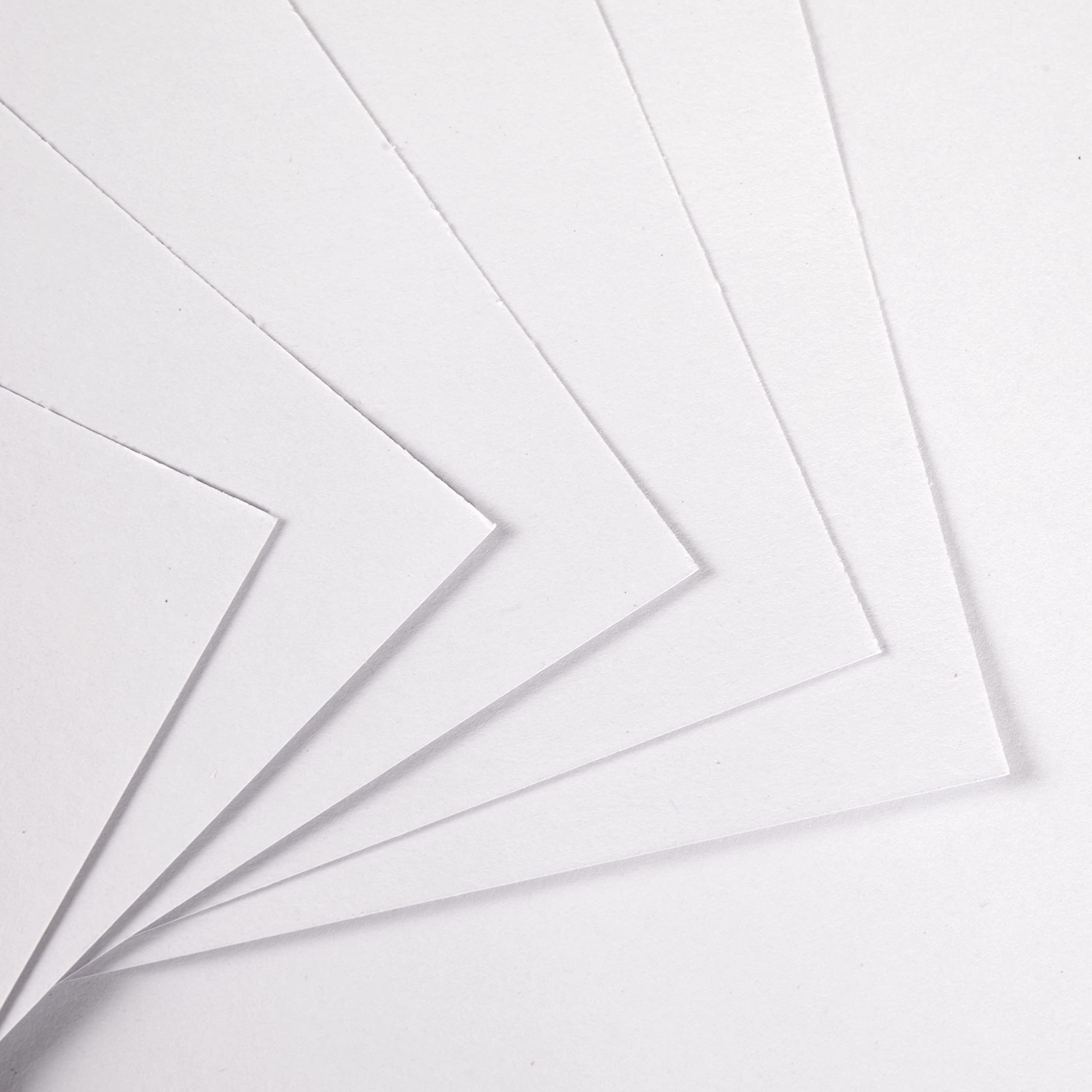 Creativity Inspired 4 tarjetas blancas en blanco, paquete de 100 tarjetas, tarjetas, ideal para aficionados y artesanos profesionales, adultos y niños