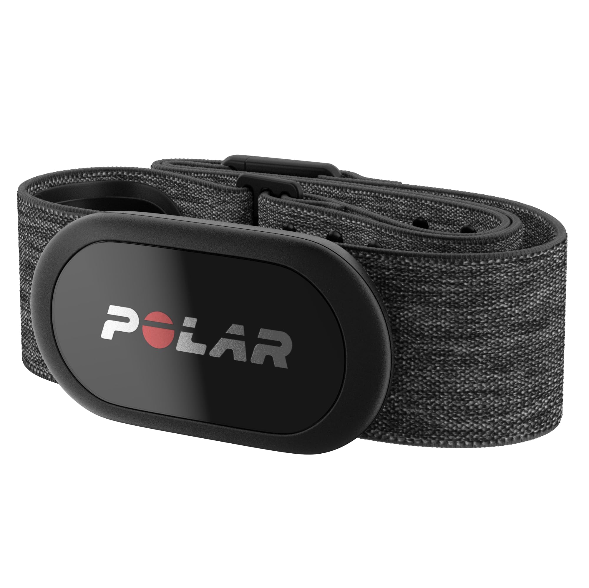 Polar H10, Sensore di Frequenza Cardiaca Toracico, Unisex, con Trasmissione Ant+ e Bluetooth, Memoria Interna, Impermeabile, Elastico Comodo e Stabile, Grigio, M-XXL, H10