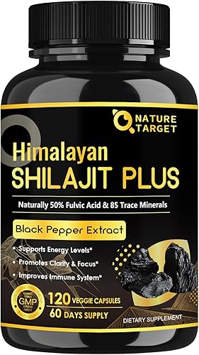 NATURE TARGET Shilajit, 120 Cápsulas