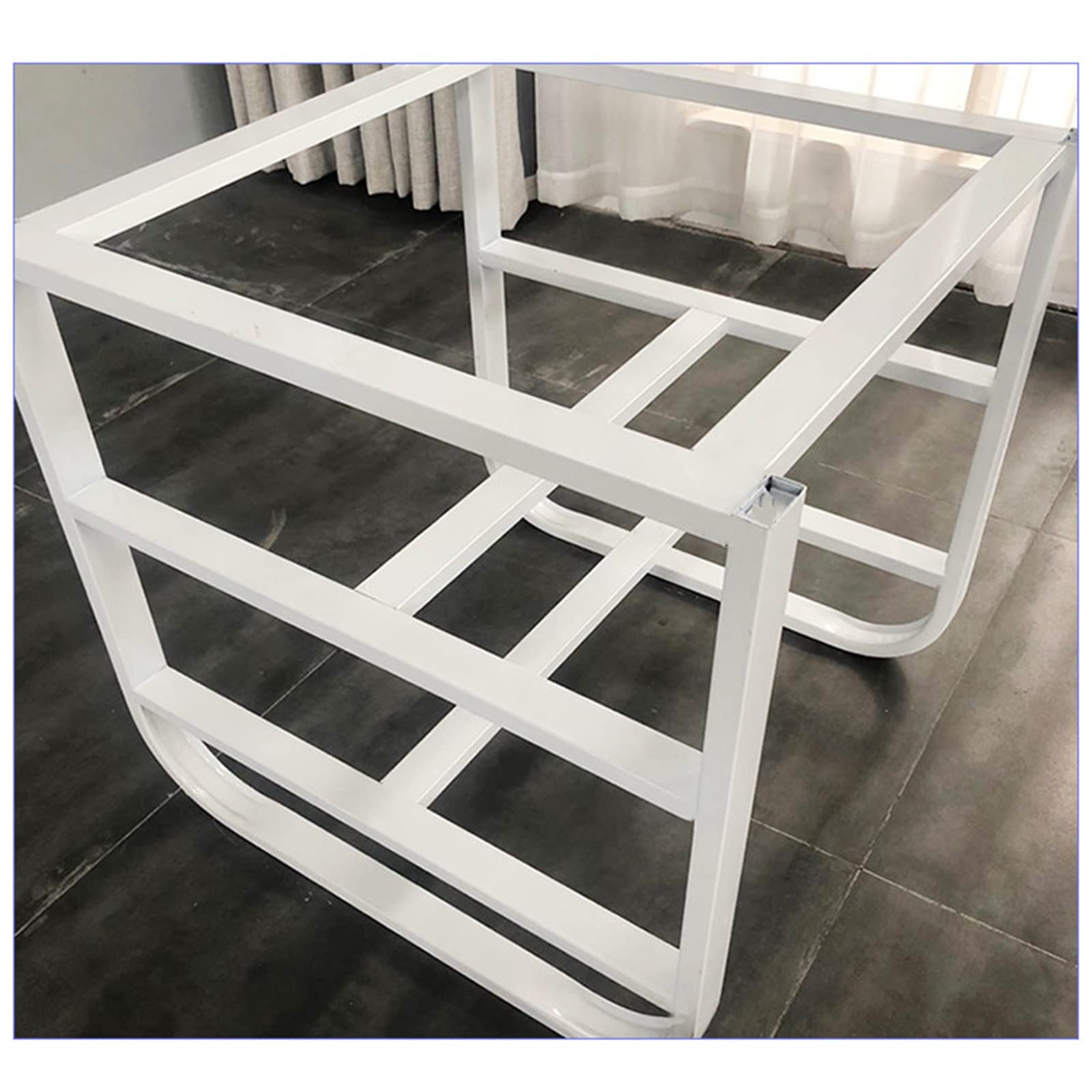 Saturey druckerständer Boden- und Decken A3-Druckerregal Einfache Mehrschicht-Büro-Rack-Scanner-Rack-Rack-Office-Speicher for mehrschichtig druckerschrank (Color : B)