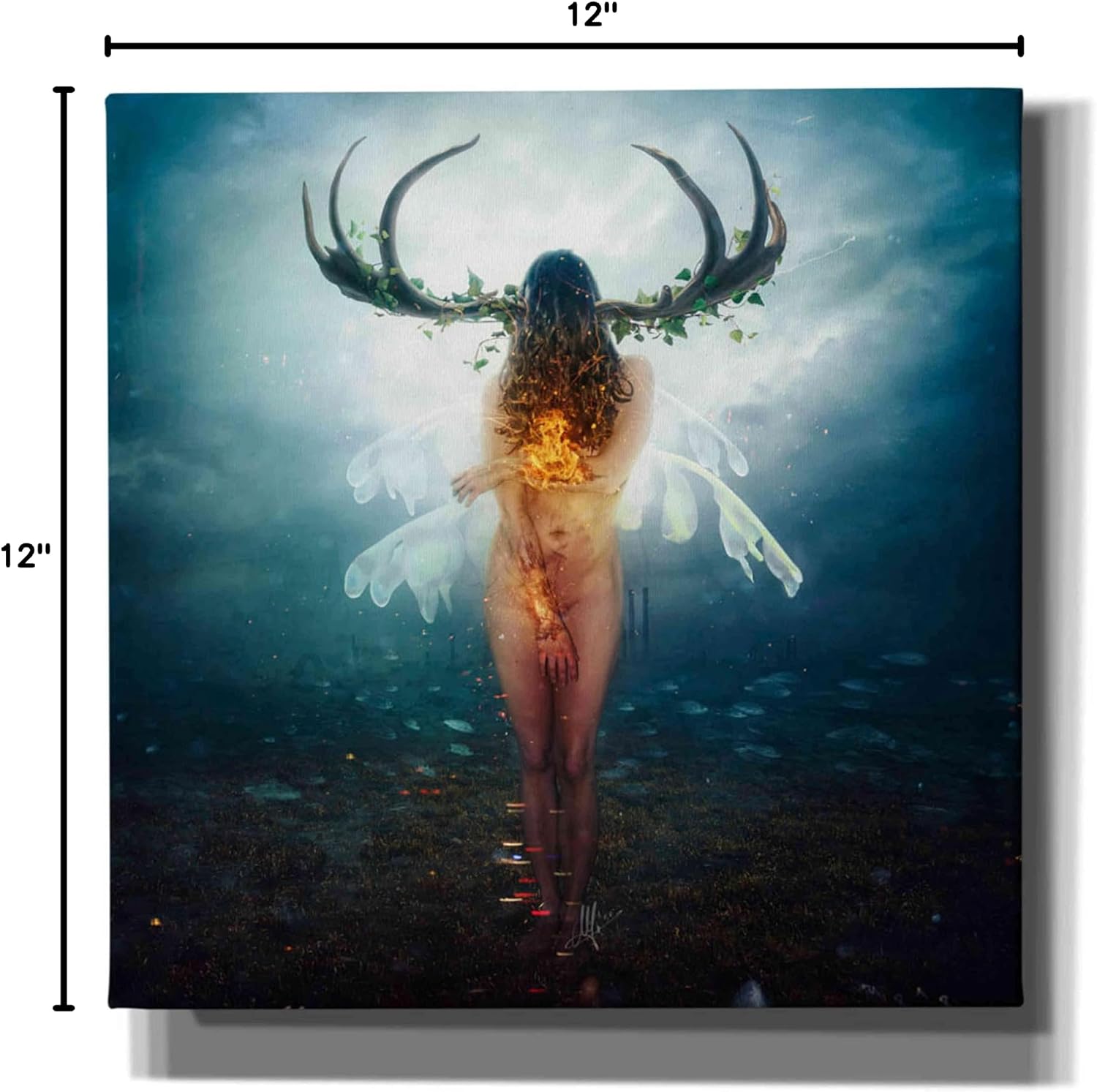 Cortesi Home 'Shelter' by Mario Sanchez Nevado, Canvas Wall Art, 12"x12"