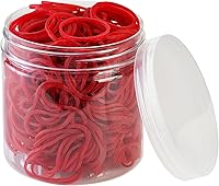 Vista 6 de 600 bandas de goma pequeñas de 1 pulgada, bandas elásticas de goma de uso general, bandas elásticas resistentes para el hogar, oficina, escuela