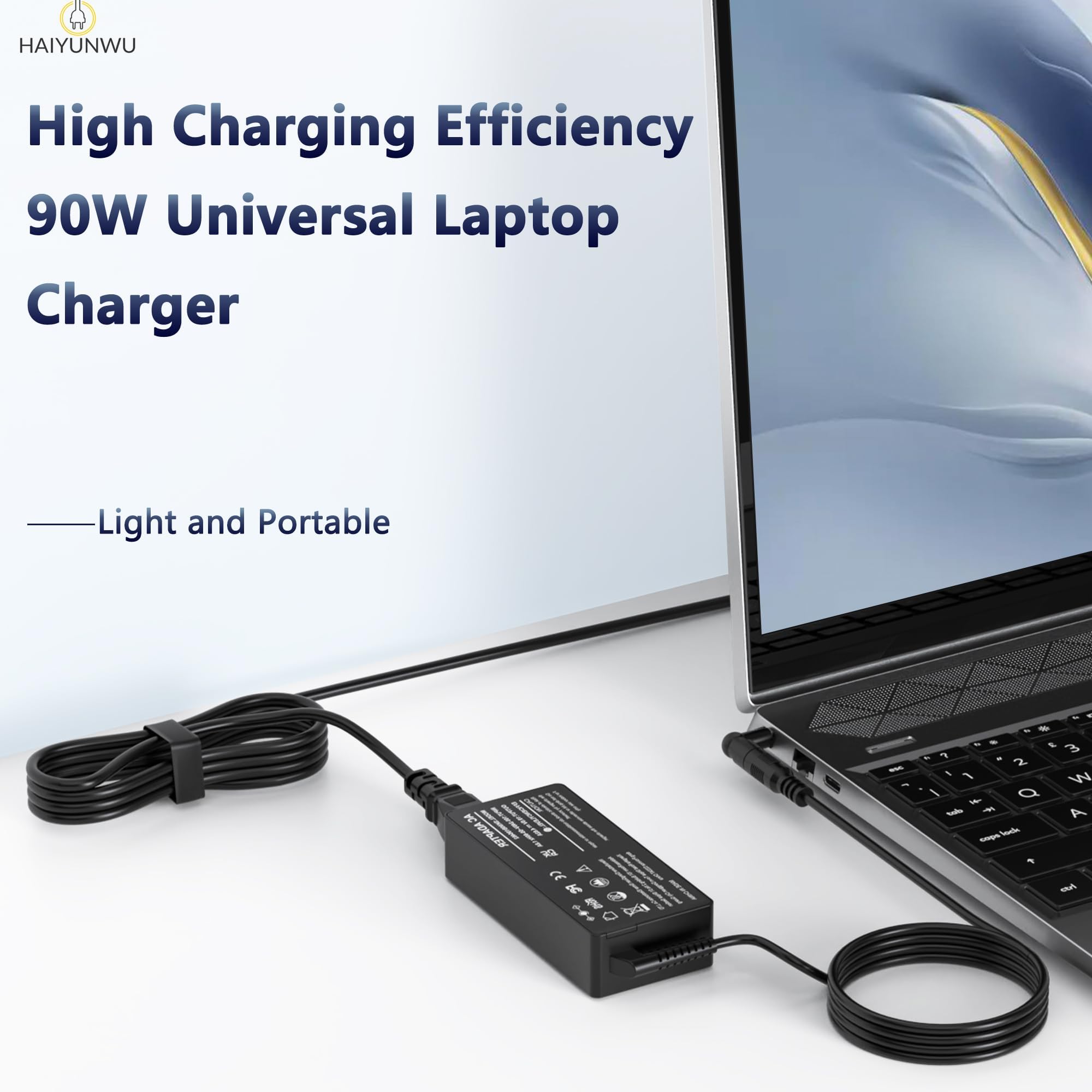 Cargador universal para portátil de 90 W