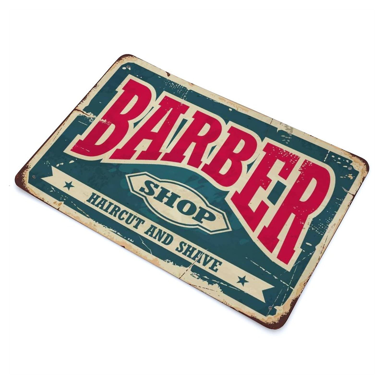 Targa In Latta Retrò 'Hairdresser Friends' – Insegna Vintage Per Parrucchieri, Decorazione Da Parete Per Garage, Officina, Casa, 20x30 Cm