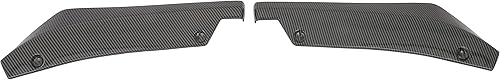 Miniatura 8 de SCITOO Faldón lateral brillante de carbono con aspecto de carbono, protector de canard, 7.38 x 4.31 pulgadas, se adapta a la mayoría de los