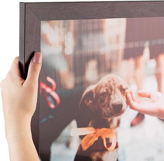 ArtToFrames 10x15 inch Classic Mahogany Frame Picture Frame, 2WOMFRBW26039-10x15