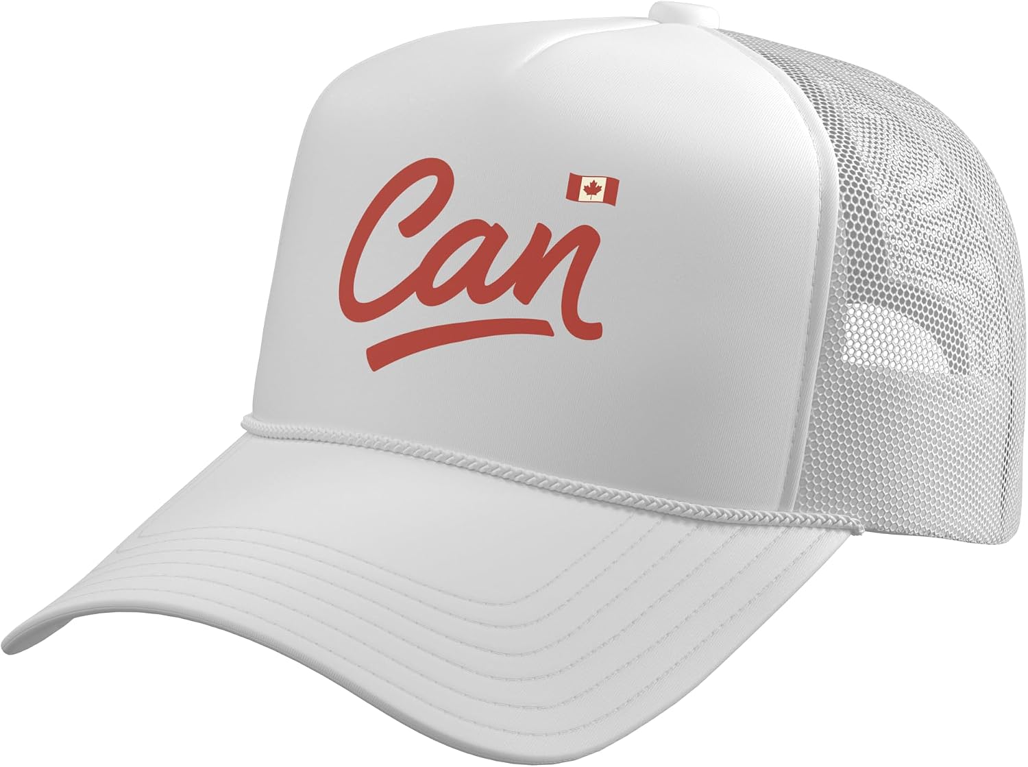 Canada Vintage Script Fan Trucker Hat with Adjustable Mesh Back