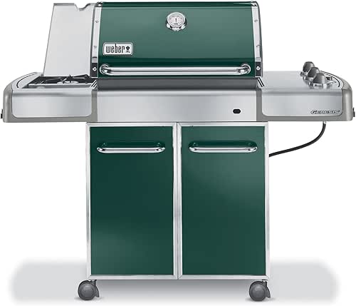 Weber 3757001 Genesis E-320 Propane Grill, Green