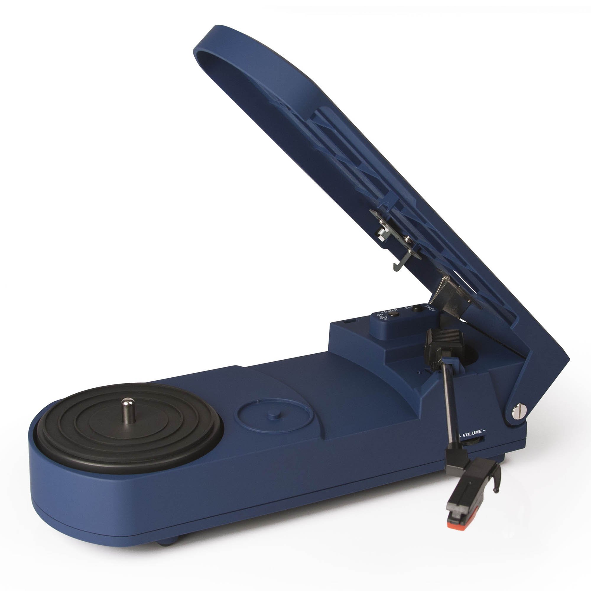 Crosley Revolution Portable Two Speed USB Enabled Turntable - Blue