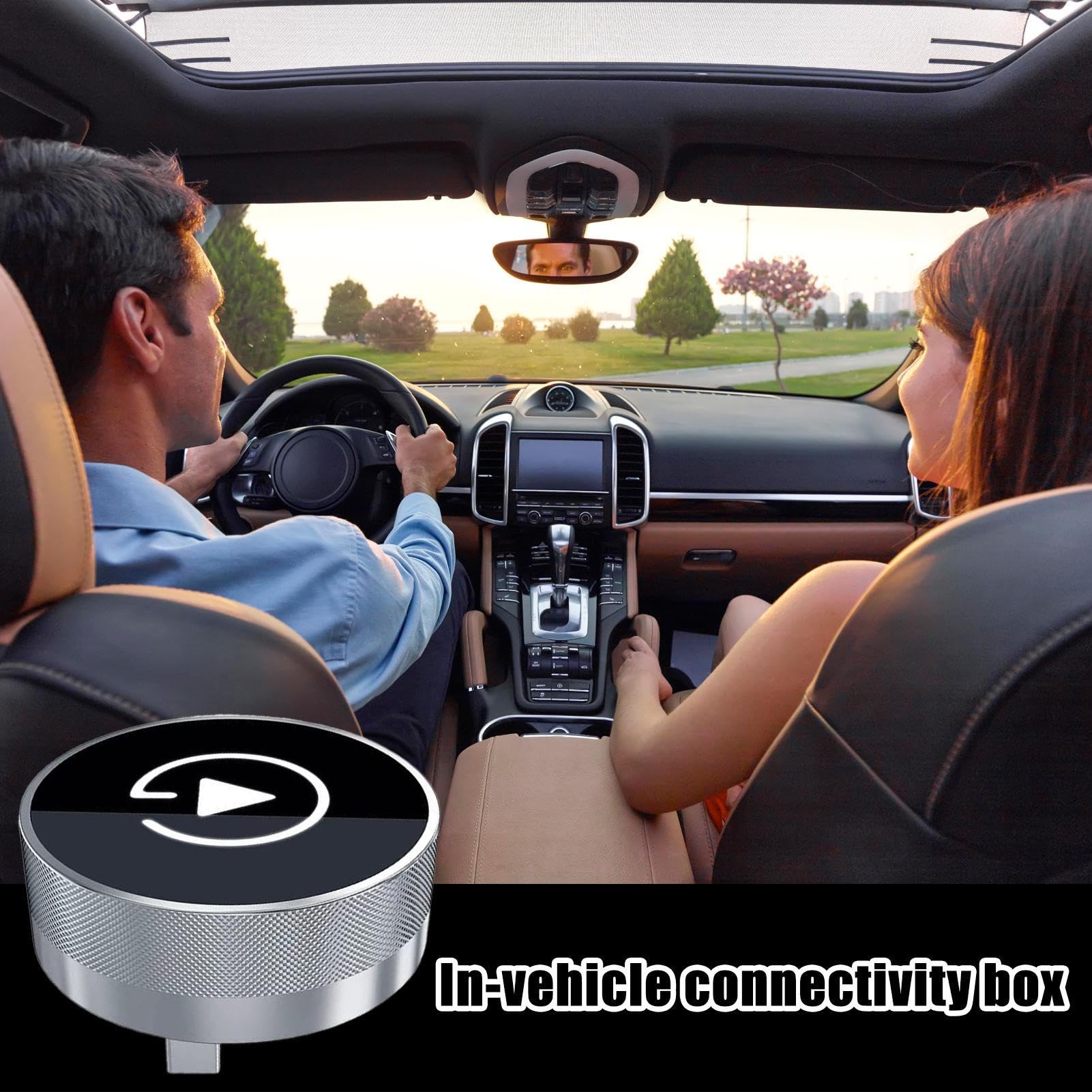 Generisch Adaptador Inalámbrico Coche Convertidor Inteligente Enchufe