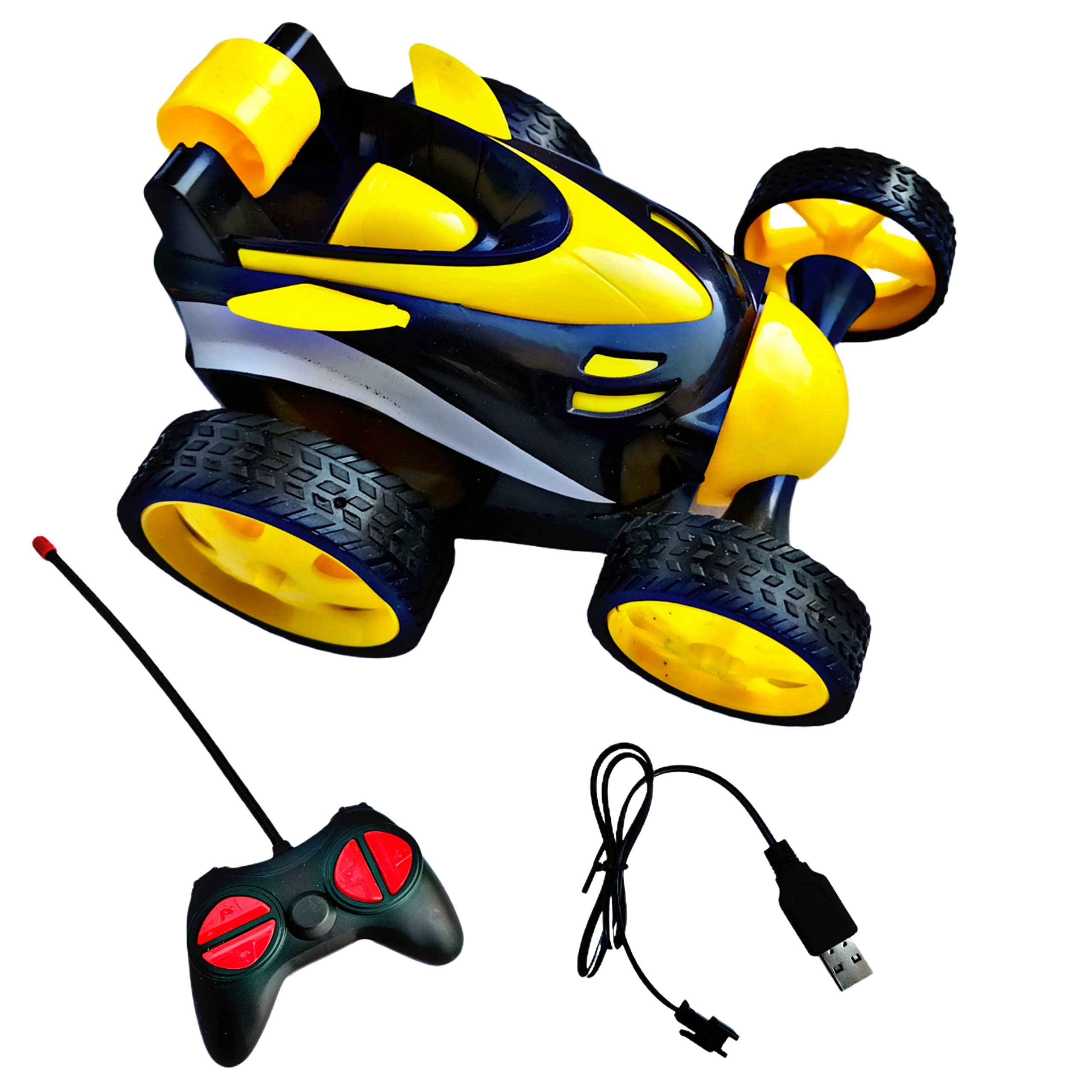 RUHANI Remote Control Car RC Stunt Vehicle 360°Rotating Rolling Electric Race Car Boys & Kids Toy (Yellow) (B0BZYTZ8ZT) Amazon Price History, Amazon Price Tracker