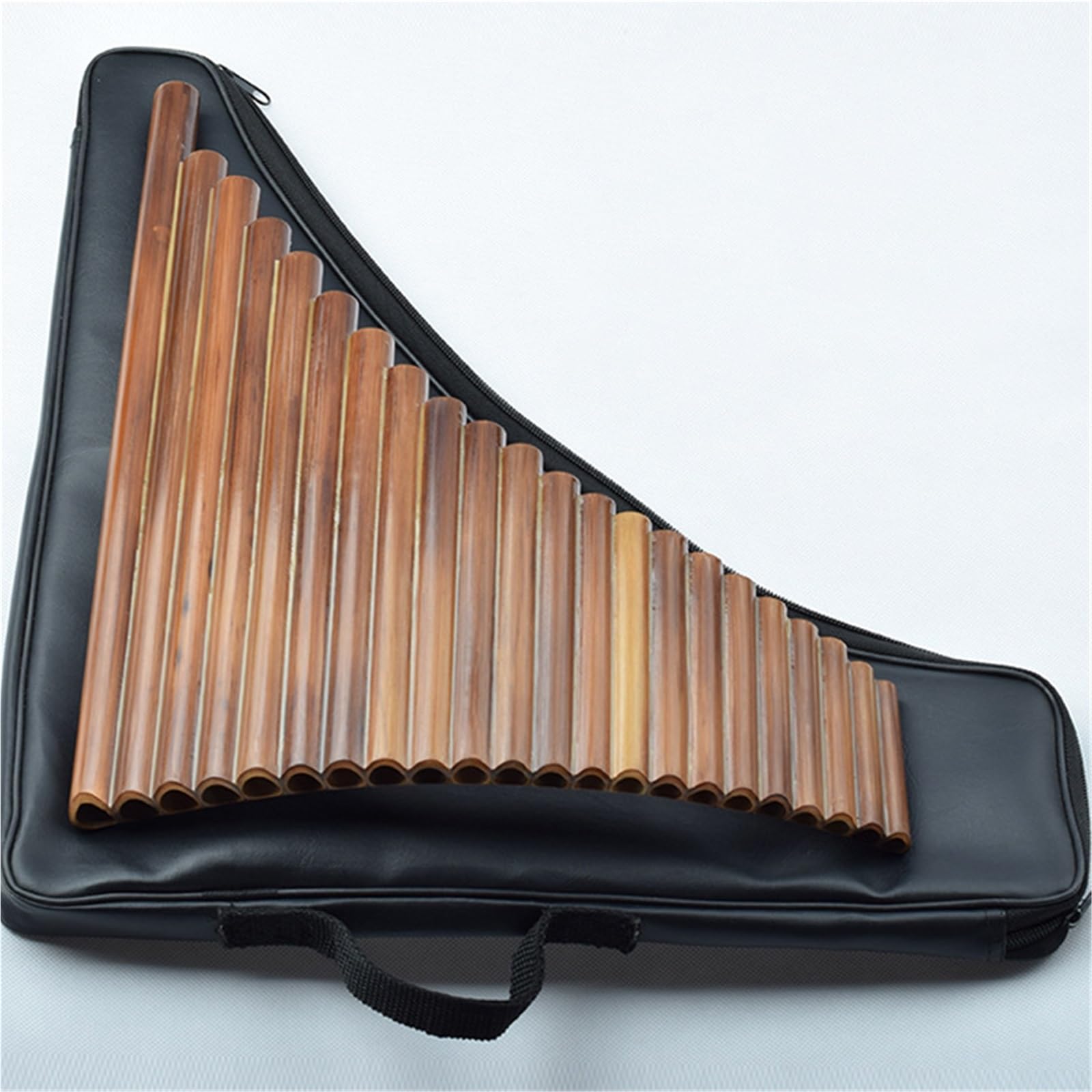 Pan Flute Instrument 22-pipe Panpipe Bitter Bamboo Panpipe National Musical Instrument Playing Panpipe(G)