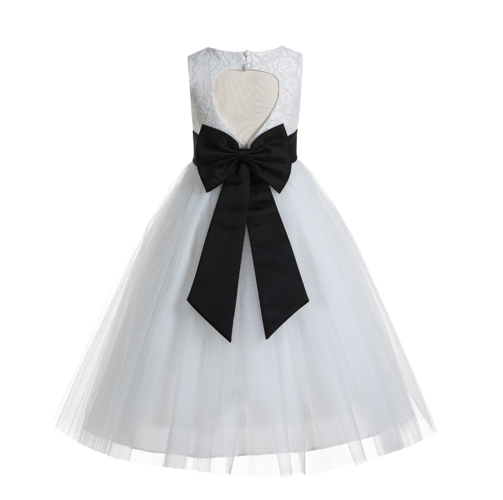 Black White Flower Girl Dresses The Dress Shop