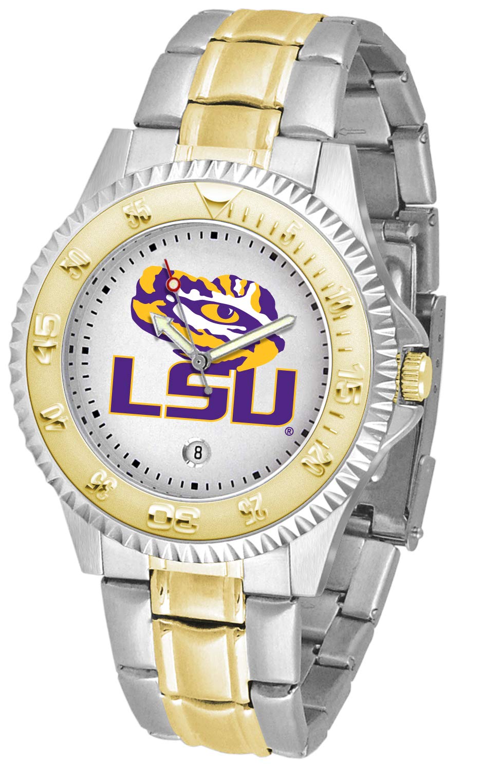 SunTime LSU Tigers Competitor Two-Tone Men's Watch