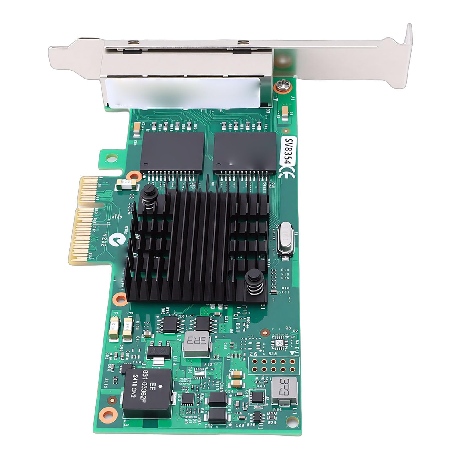 Scheda di Rete Gigabit Ethernet PCI Express da 1000 Mbps Controller 350AM4 Efficiente per Server Desktop, Adattatore di Rete PCIE per Data Center e Sistemi di Visione Artificiale