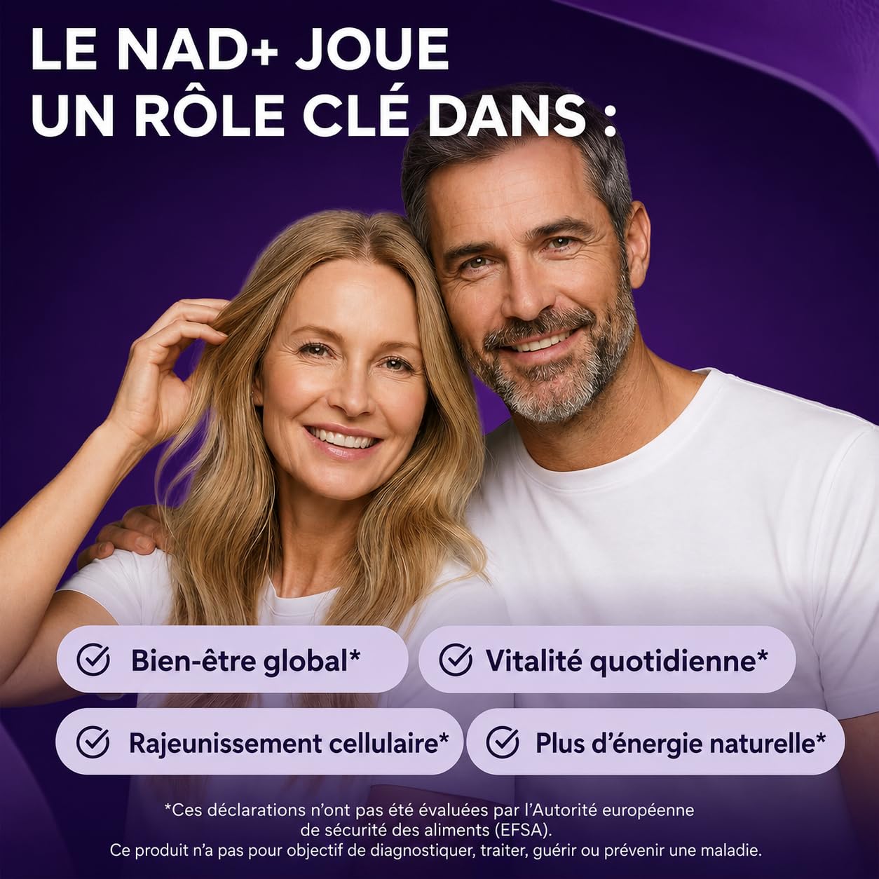NAD+ Resvératrol Complex 996mg - 30 jours - Supplément avec Technologie Liposomale et Phospholipides - NR comme Alternative NMN - Soutien Métabolisme Energétique avec