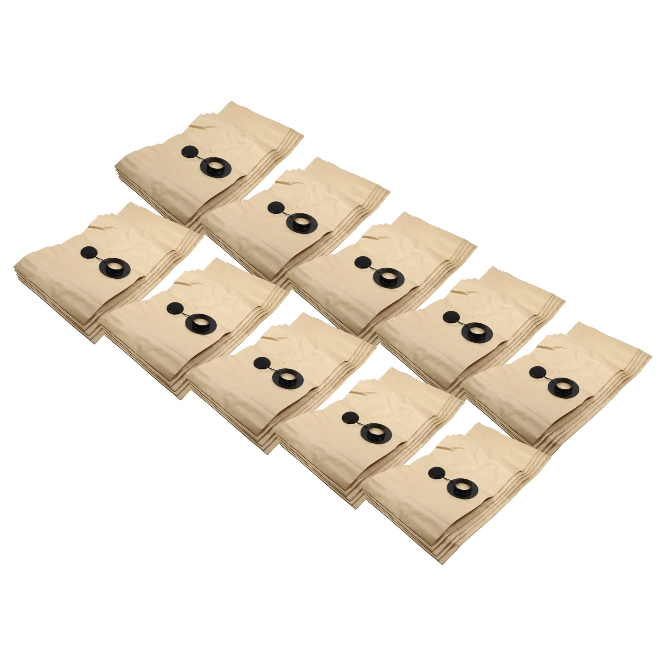 vhbw 50x sacchetto filtrante sostituisce Festool 483143, FIS-SR 5/6 per aspiratore - 36cm x 30cm color sabbia