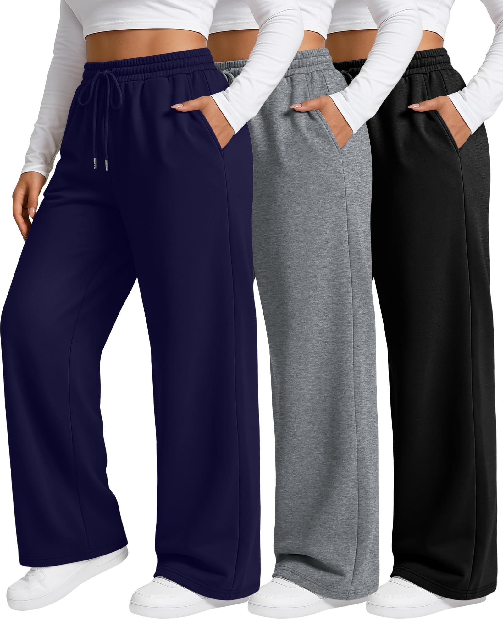 Neer 3er-Pack Damen-Jogginghosen in großen Größen
