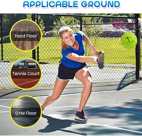 Miniatura 6 de Bolas de pickleball para exteriores, 40 agujeros, paquete de 6 bolas de pickleball aprobadas por USAPA para torneos o entrenamiento, bolas de