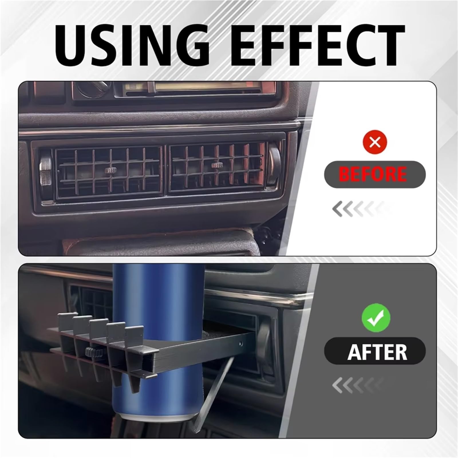 Consolle Portabevande Compatibile Con Per Jetta MK2 1984 1985 1986 1987 1988 1989 1990 1991 1992 Portabicchieri Per Bevande Per Auto Multifunzionale Accessori Interni