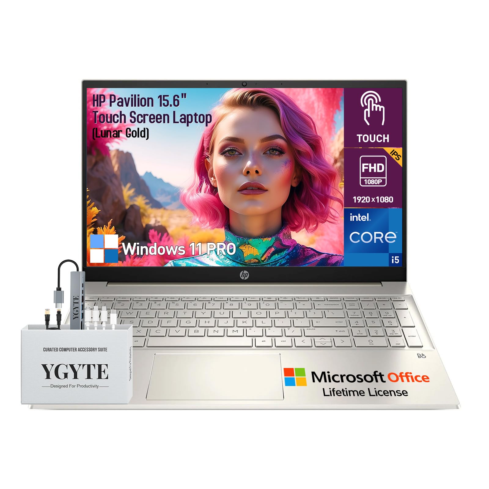 Amazon.com: HP Pavilion Touchscreen Laptop Computer, 15 Inch Touch