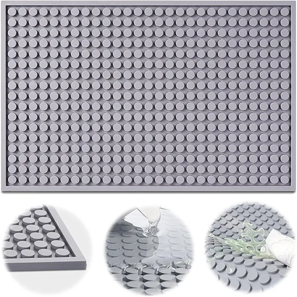 LET'S RESIN Resin Collector Mat, Easy Clean & Silicone Heat Resistant Mats 14.5'' x 9.4'', Non-Slip Multipurpose Thick Silicone Mats for Resin Molds, Epoxy Resin, Cup Turner, Kitchen Counter, Placemat