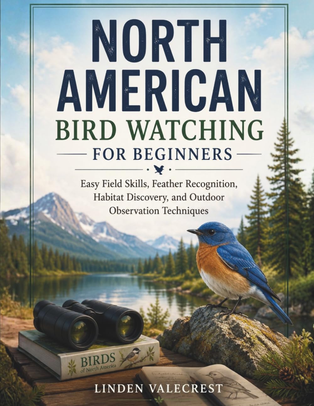 NORTH AMERICAN BIRD WATCHING FOR BEGINNERS: Easy Field Skills, Feather Recognition, Habitat Discovery, and Outdoor Observation Techniques
