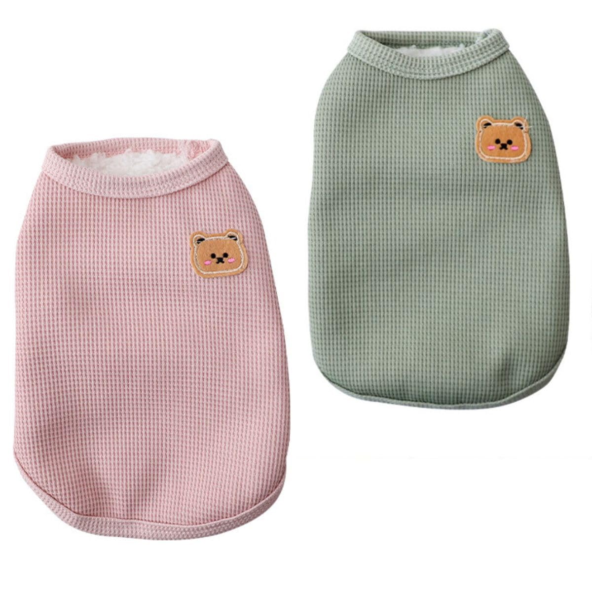 Summer Lightweight Cotton Dog Shirt Pet T-Shirts Soft Breathable Stretchy Cats Dogs Tee Shirt Sleeveless Vest Dog Apparel for Medium Small Dog Clothes