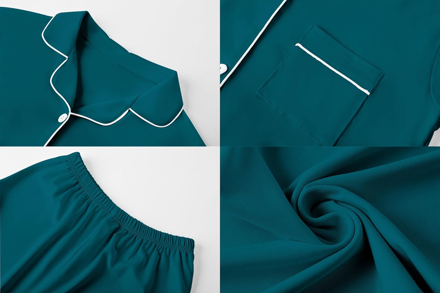 Umeyda Girls & Women Pajamas Set Long Sleeve Button-Down Sleepwear Nightwear Soft Pjs Set Loungewear - Image 6