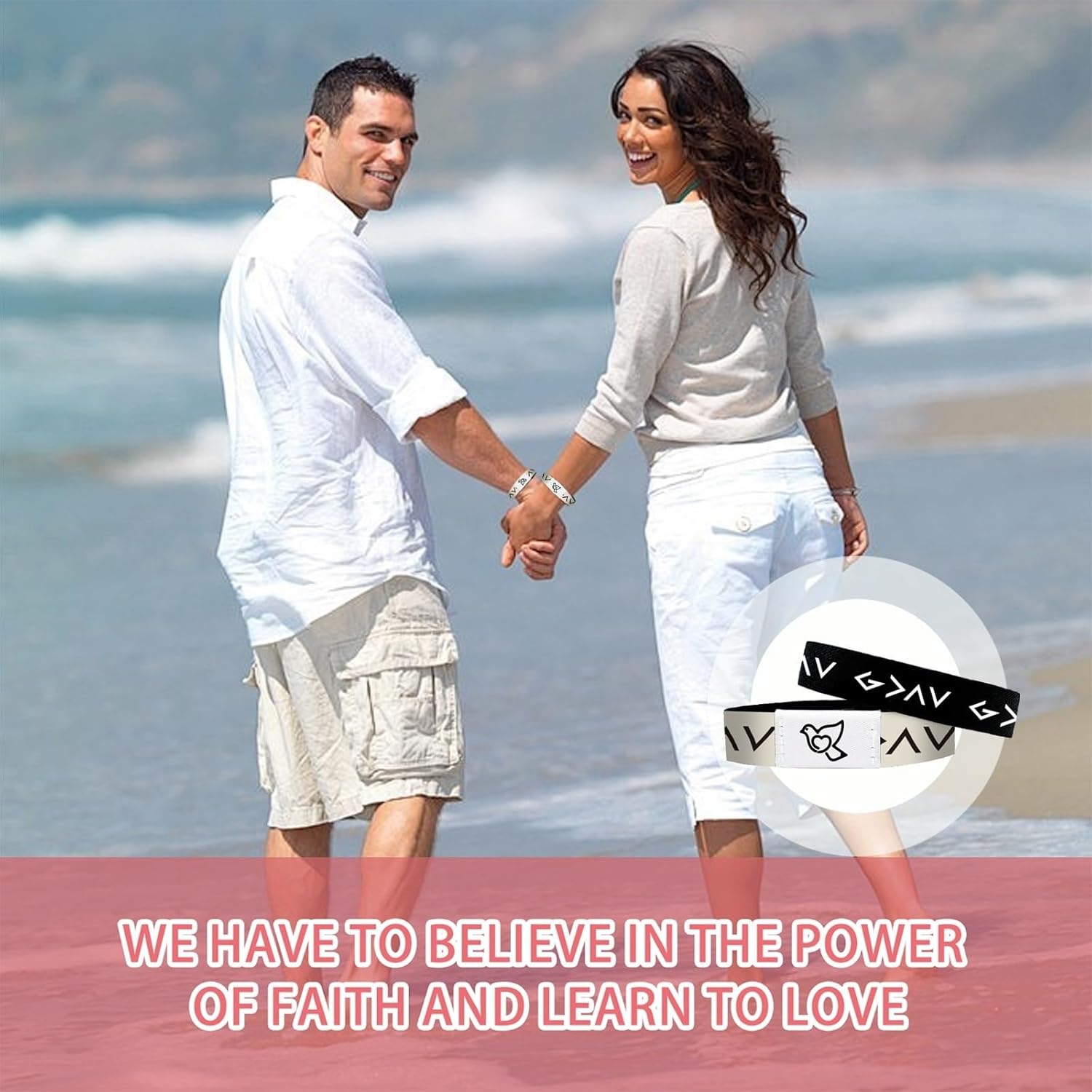 Bible Verse Bracelet With NFC - Christian Scripture Bracelets for Men, Women and Teens - Daily Bible Verse Gifts for Halloween, Christmas - Image 7