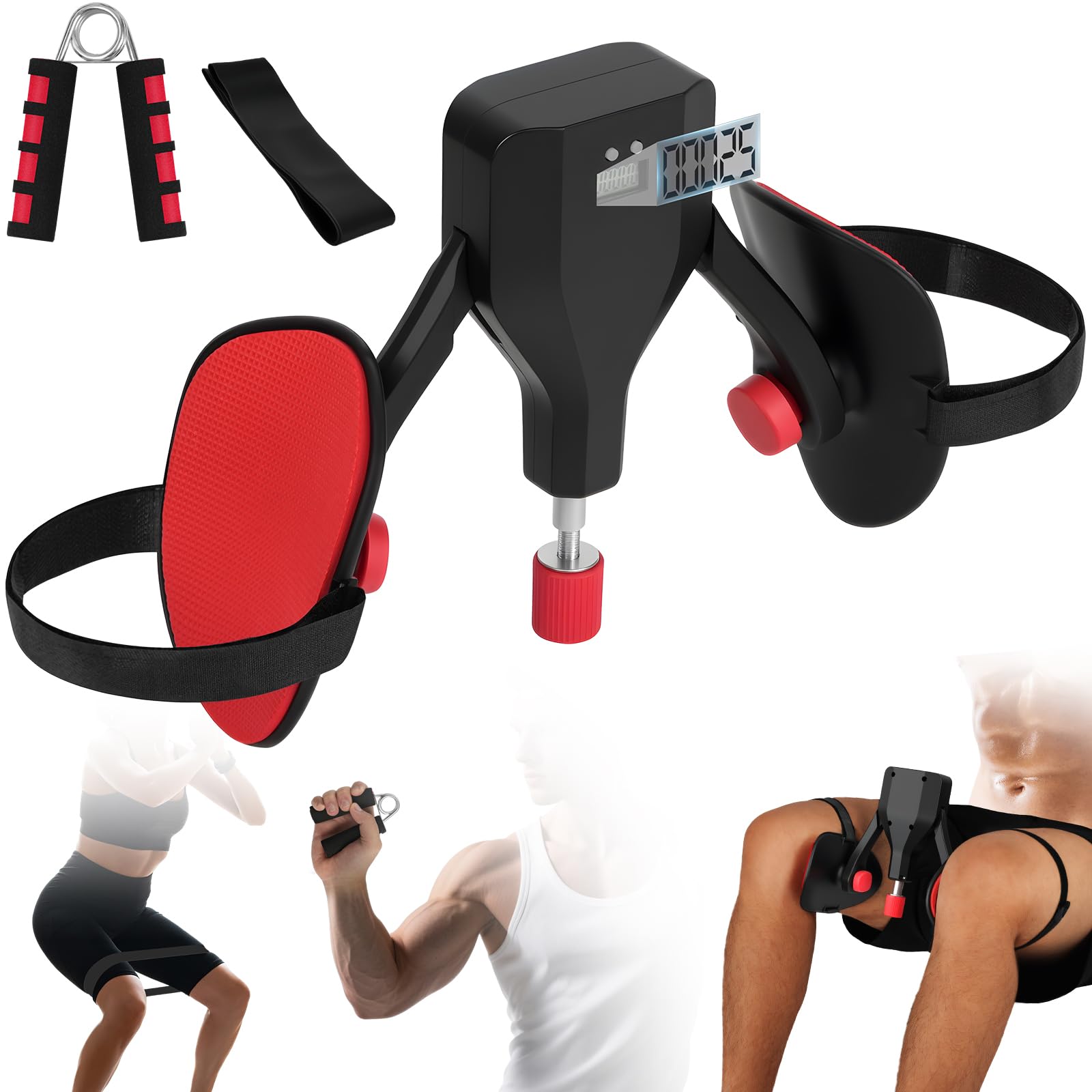 Attrezzo Interno Coscia, Attrezzi Esercizi Pavimento Pelvico Muscoli per Donne e Uomini, Allenatore Per Cosce Correzione Glutei, con Fascia Elastica per Casa Yoga, Glutei Trimmer